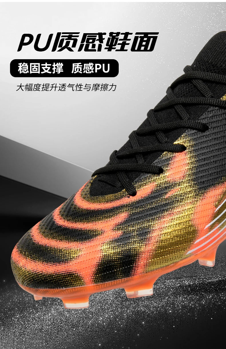 Scarpe da calcio professionali da uomo, resistenti e confortevoli, per allenamento, ultraleggere, di alta qualità, per partita