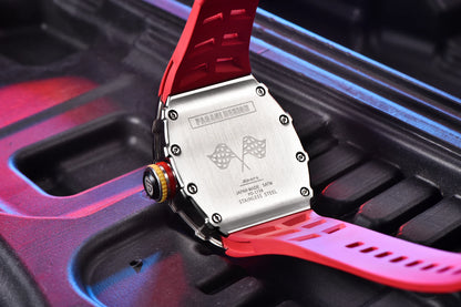 Orologio da uomo PAGANI DESIGN 2026 New al quarzo, movimento VH65, quadrante scheletrato, impermeabile 100M, sportivo rettangolare, vetro zaffiro