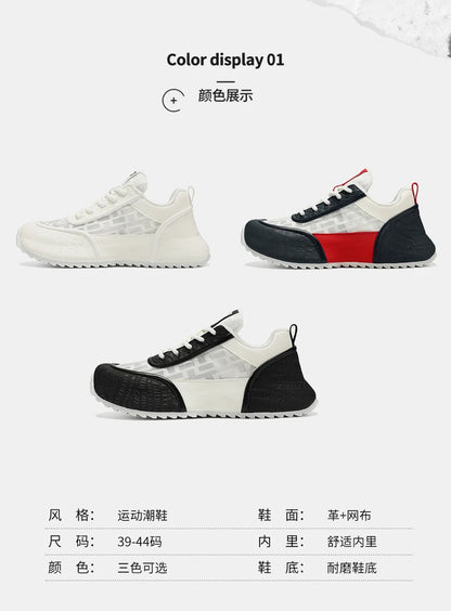 Protezione del brand 2026 nuove scarpe da uomo leggere, antiscivolo, traspiranti e resistenti all’usura, per running, sport, moda e uso casual versatile