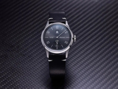 Milifortic 38MM Minimalist Jumping Hour Auto Watch Man R088 Sapphire Crystal 10ATM Vintage Stainless Steel Mechanical Watches