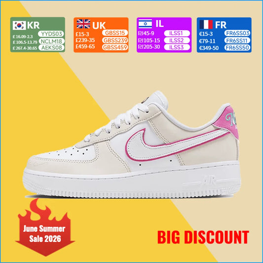 Nike Air Force 1 Low-Top Unisex Board Shoes - Κλασικά παπούτσια με αερόστρωμα, άνετα, εμβληματικά, casual, unisex HM3694-011