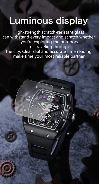 TAKE THE CHANCE Model 5 с автоматичен механизъм RMI White Label висок клас ръчен часовник колекционерски подарък за любител на часовници