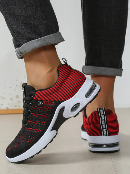 Zapatillas de hombre de moda, supertranspirables, con cordones para running - Antideslizantes, duraderas y con comodidad acolchada - Zapatillas de moda para hombre