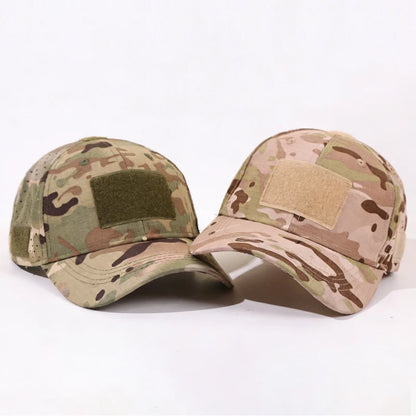 1PC outdoor functional camouflage baseball cap! Quick drying fabric+DIY sticker, a must-have for tactical trendsetters to wear
