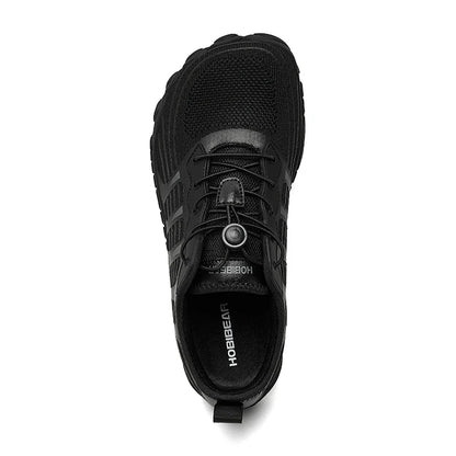 HOBIBEAR Wide Toe Barefoot Sneaker Unisex Non Slip Outdoor Athletic Shoes Elastic Band Beach Sneakers