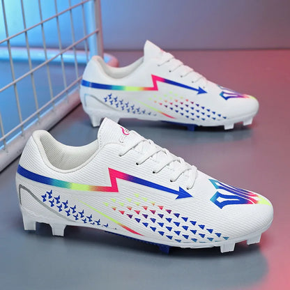 High Quality Mens Soccer Shoes Society Ultralight Turf Soccer Cleats Sneakers Training Football Boots Chuteira Campo 35-45