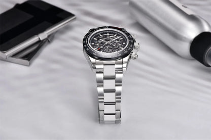 Reloj mecánico automático PAGANI DESIGN para hombre, de acero inoxidable, resistente al agua 10Bar, deportivo, de lujo casual para hombre