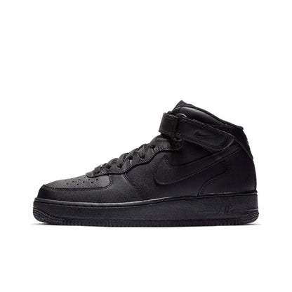 Zapatillas unisex Nike Air Force 1 Mid - Sujeción del tobillo, comodidad clásica acolchada y durabilidad para uso durante todo el día DQ7666-001