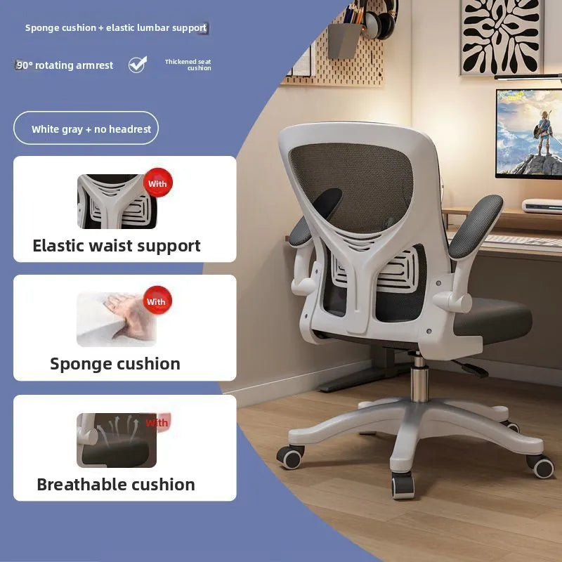 Sedia da gaming ergonomica per dormitorio e ufficio, ideale per lunghe sessioni, comoda sedia per scrivania e computer, sedia da gaming confortevole
