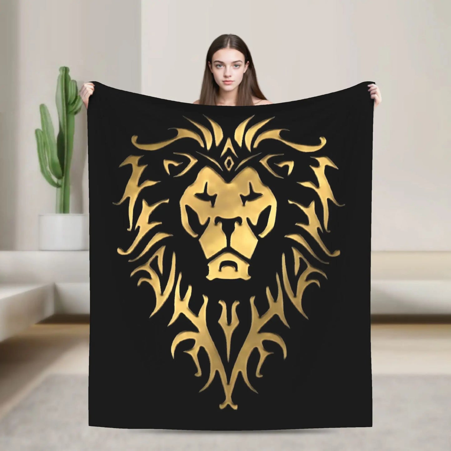World of Warcraft, WOW Game Blanket Quality Super Warm  Throw Blanket Winter Picnic Outdoor Graphic Bedspread