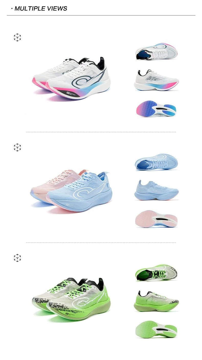 QIAODAN Feiying PB3 Enhanced Edition Professional Marathon Carbon Board Running Shoes 2025 Men's Sneakers QDB023251299T