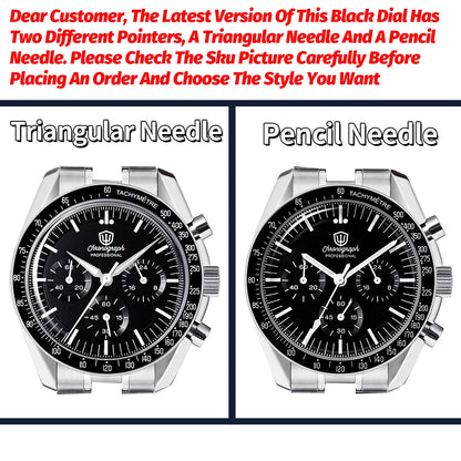 Reloj para hombre Watchdives New Wd1863 de cuarzo VK63, cronógrafo, cristal de zafiro abombado, resistente al agua, 39Mm, acero, marca líder, lujo, negocios