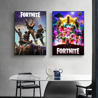 Poster a sorpresa Game F-Fortnite per la casa, quadro decorativo da parete per studio e soggiorno