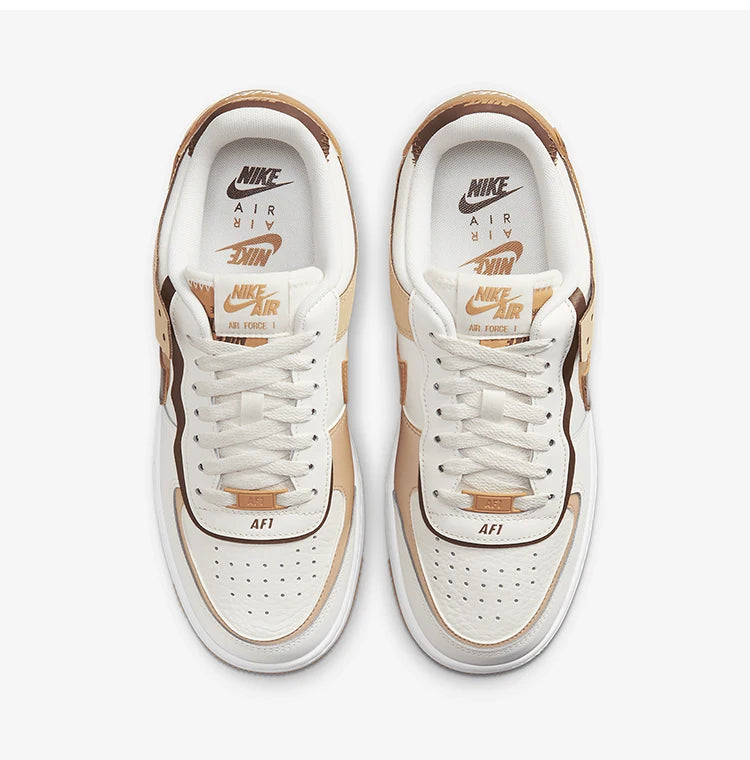 Nike Authentic Air Force 1 Zapatillas de skate cómodas para mujer con amortiguación DZ1847-106