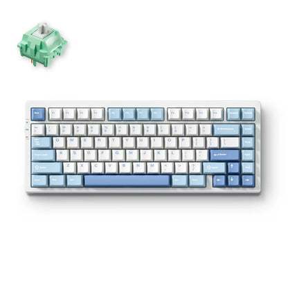 Teclado mecánico inalámbrico MCHOSE G75 Pro, diseño 75%, montaje gasket, 5 capas de amortiguación, retroiluminación RGB, triple modo y hot-swappable
