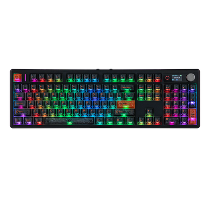 EPOMAKER TH108 V2 PRO 100% ANSI US Layout Wired/Bluetooth/2.4Ghz Wireless Mac Modifier Mechanical Keyboard with Screen & Knob