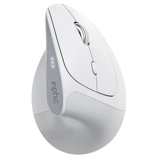 Inphic X9 PRO pystysuora langaton hiiri, Type-C-pikalataus, ergonominen ja hiljainen toimistohiiri kannettavalle, PC-tietokoneelle ja pelaamiseen