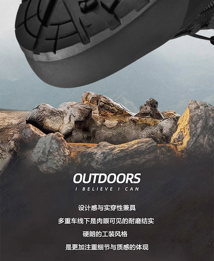 2025 New Mountaineering Shoes Outdoor Hiking Sports Shoes Men's Non-Slip Hunting Leisure Walking Shoes Size 37-45
