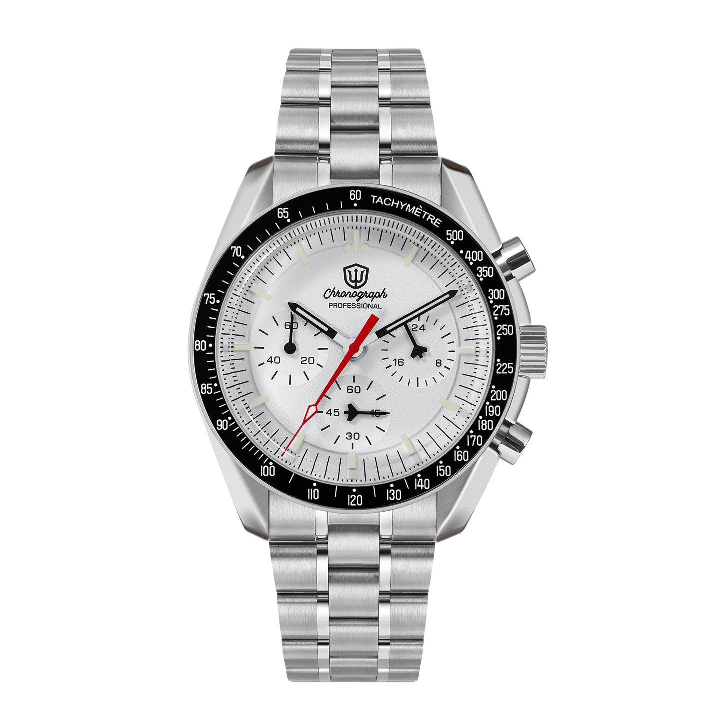 Reloj para hombre Watchdives New Wd1863 de cuarzo VK63, cronógrafo, cristal de zafiro abombado, resistente al agua, 39Mm, acero, marca líder, lujo, negocios