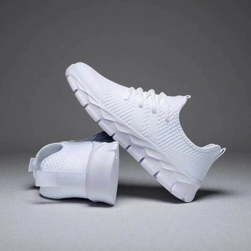 Men’s Sneakers Mesh Lightweight Women’s Casual Flats Men’s Running Sports Shoes Soft Tennis Breathable Male Sneakers