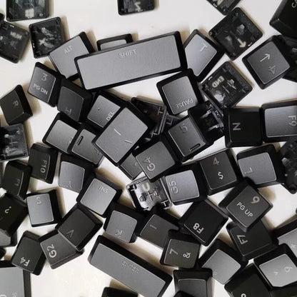 Tecla texturizada antideslizante transparente retroiluminada G915 913 TKL G815 G813, compatible con teclado mecánico Logitech