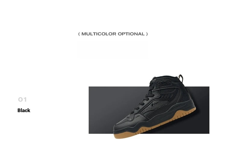 Xtep Cutton Shoes For Men Street Style Shock Absorption Soft Strong Wrapping Rebound Leisure Outdoor Sneakers 875319370003