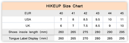 HIKEUP Breathable Cushioning Nonslip Sneakers Men's Hiking Shoes Running Trekking Sneakers Outdoor Mountain Sports Shoes for Men