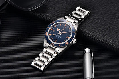 PAGANI DESIGN 41 MM Luxury Men Mechanical Wristwatch 200m Waterproof Sapphire Clock Automatic Stainless Steel Business Watch