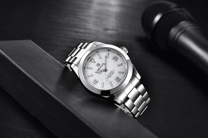 BENYAR 2025 Nuovo orologio meccanico automatico da uomo, stile business e sportivo di lusso, impermeabile 50M, orologio da uomo