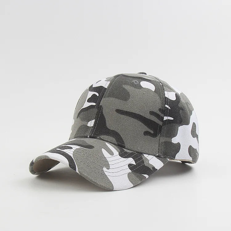 Czapka baseballowa w kamuflażu – damska, męska, czapka typu snapback w stylu hip-hopowym, czapki w kamuflażu do zajęć grupowych dla kobiet i mężczyzn, czapka wojskowa – damska, męska