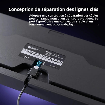 Tastiera meccanica da gaming cablata a 108 tasti con retroilluminazione RGB | Chip da gaming | Bassa latenza | Anti-ghosting | per gamer PC Win/Mac