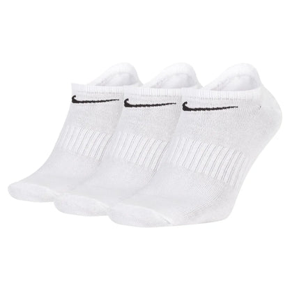 Nike Casual Cushioned Mid-Cut Basketball Socks Unisex Combo Pack White SX7667-100