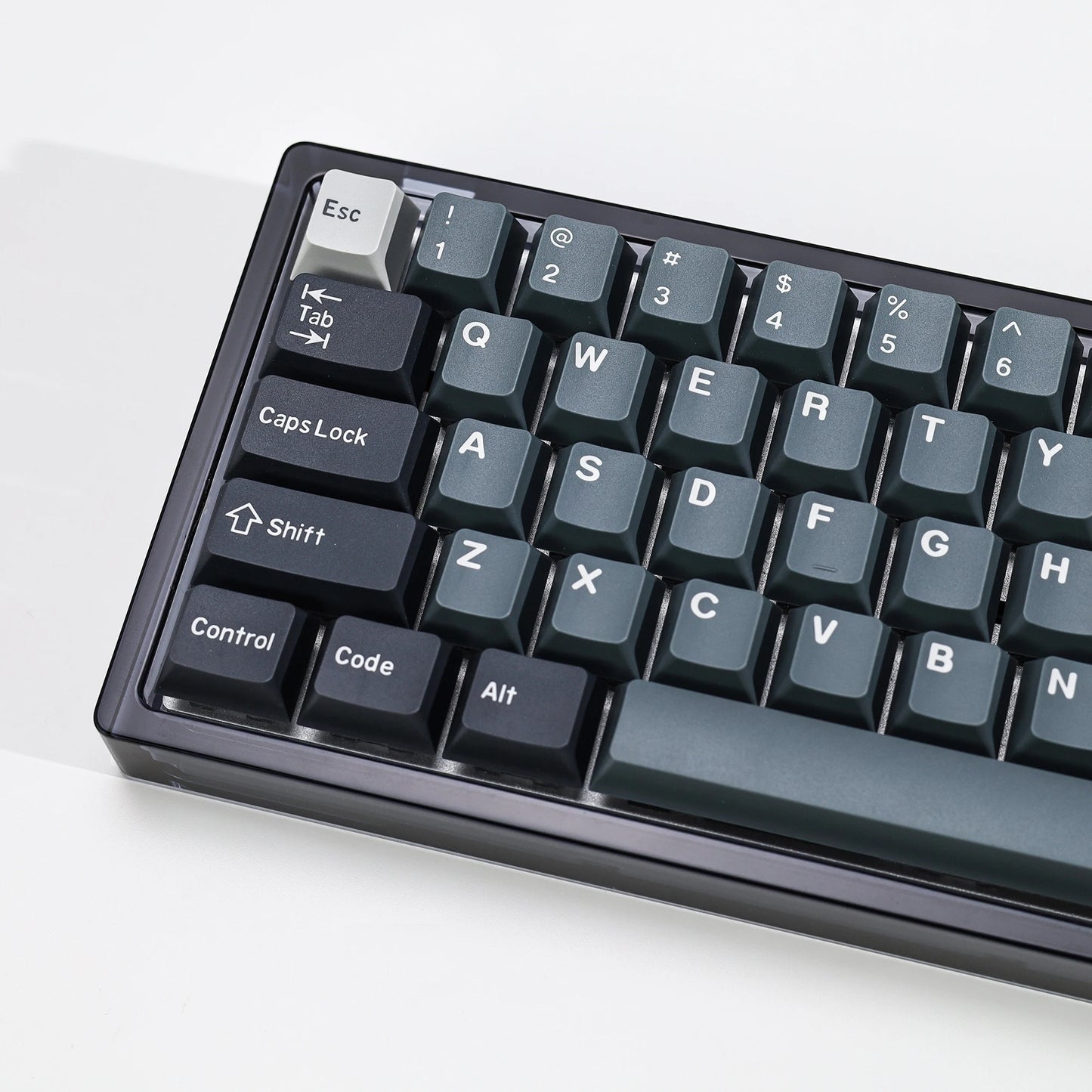 KBDiy 174 teclas/set teclas PBT GMK Apollo Double Shot minimalistas perfil ISO Cherry para teclado mecánico gaming, compatibles con MX