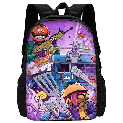 Mochila escolar infantil resistente para niño y niña, estilo shooter de videojuegos, regalo de cumpleaños para estudiantes, unisex, ideal para camping