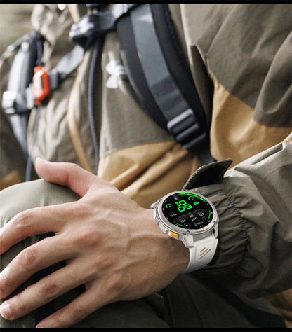 New Original 1100mAh Battery Men Smart Watch Outdoor GPS 10ATM Waterproof Bluetooth Call Sport Smartwatch For Android IOS Phones