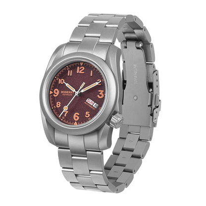 Boderry VOYAGER Field Watches Bronze Case Automatic For Seiko NH35 Watch 100M Waterproof Clock Military Vintage Wristwatch Mens