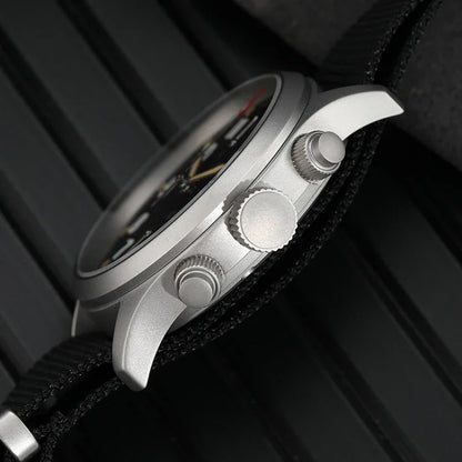Orologio cronografo al quarzo Militado VK61 VK67, 39mm, cassa in acciaio inox 316L, 3 quadranti, impermeabile 100M, orologio militare multifunzione