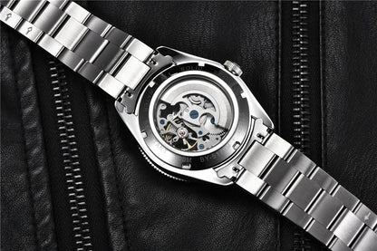 2026 New Mens Watches BENYAR Retro Red Mechanical Automatic luxury watch for men Waterproof Luminous Stainless steel wristwatch