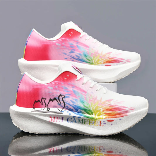 2026 New Eagle Pattern Running Shoes Carbon Plate Marathon Sports Shoes Ultra-light Breathable Cushioning Training Running Shoes