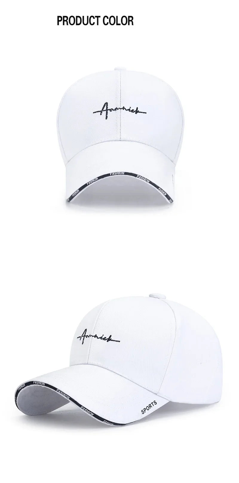 Men Women Embroidered Letter SunShade Breathable Baseball Cap Summer Outdoor Sport Sunscreen Curved Brim Adjustable Hat A31