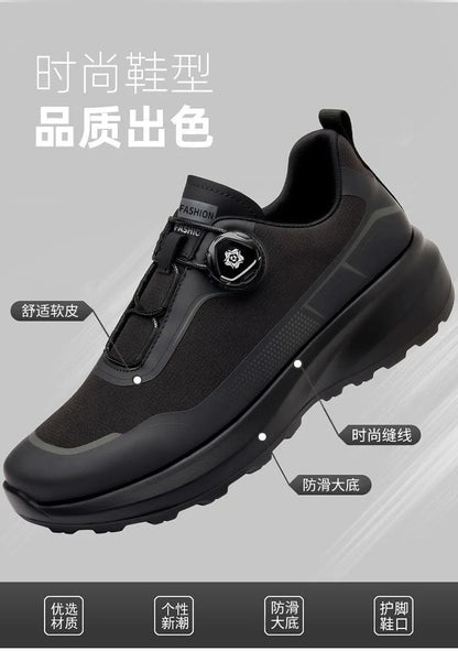 Pánske outdoorové tenisky – nové jarné a letné športové topánky s hrubou podrážkou, pánske turistické topánky, ležérna obuv pre mužov