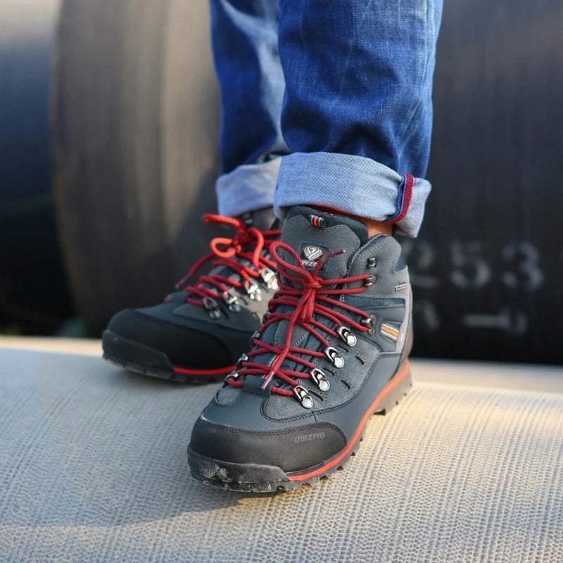Scarpe da trekking uomo outdoor, sneaker da montagna per arrampicata, stivali da neve casual alla moda di alta qualità per uomo