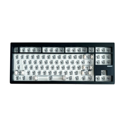 Kit de teclado mecánico ZUOYA GMK87L con estructura gasket, programable VIA/QMK, hot-swap, tres modos, inalámbrico, RGB