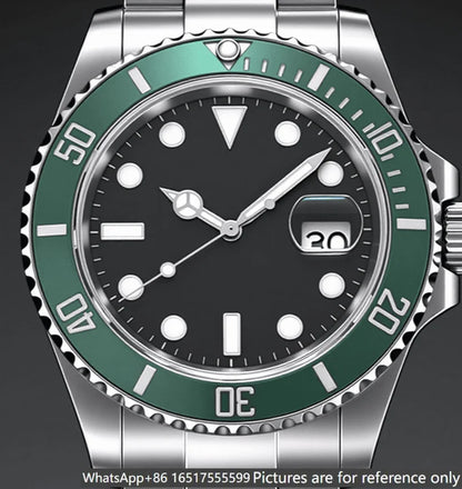 40mm Men's Automatic Movement 904l Stainless Steel Luxury Watches-r