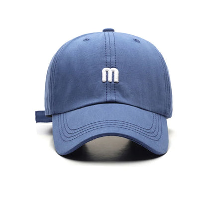 Fashion 100% Cotton Baseball Cap for Men and Women Letters Embroidered Snapback Hat Summer Sun Caps Unisex Casual Hip Hop Hats