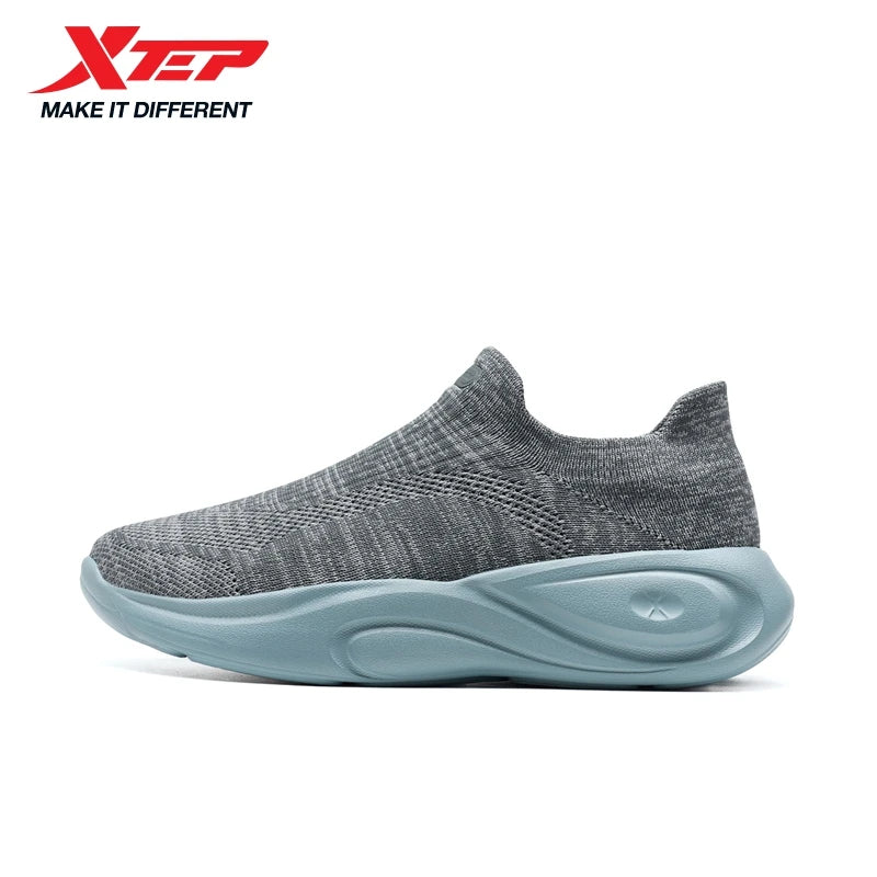 Xtep Anti-Slip Lightweight Soft Mid sole Rebound For Male Breathable Comfortable Casual Shoes 874219320013