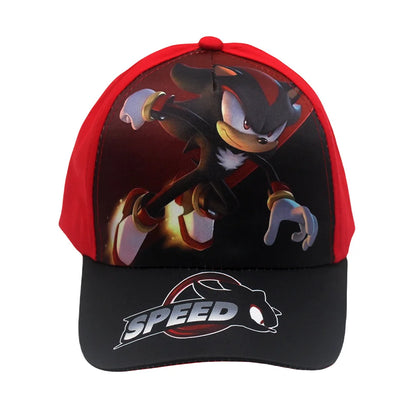 Najnovija podesiva dječja bejzbol kapa s 48-54 cm, sonični print, anime repovi, knuckles, sjenom i suncem, plavi jež, dječja vanjska kapa, poklon