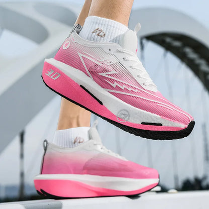 Sneakers da uomo in mesh comfort, scarpe da tennis 2025, running da uomo con piastra in carbonio 3.0, ammortizzazione per sport, allenamento e jogging