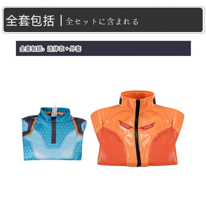 Disfraz de cosplay de Juno de Overwatch 2, set completo con peluca y traje, ropa de heroína de apoyo, atuendo de Halloween y carnaval para mujeres y niñas Juno Teo Minh