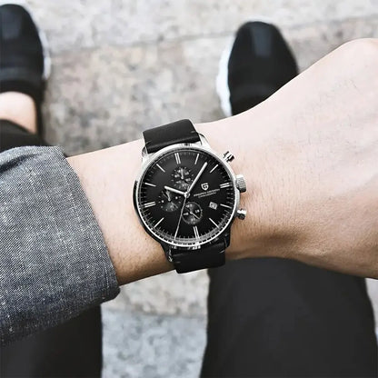 PAGANI DESIGN New 2720K Men Watch VK67 Quartz Wristwatch Multi functional Chronograph Sapphire Glass Waterproof Clock Watch Gift